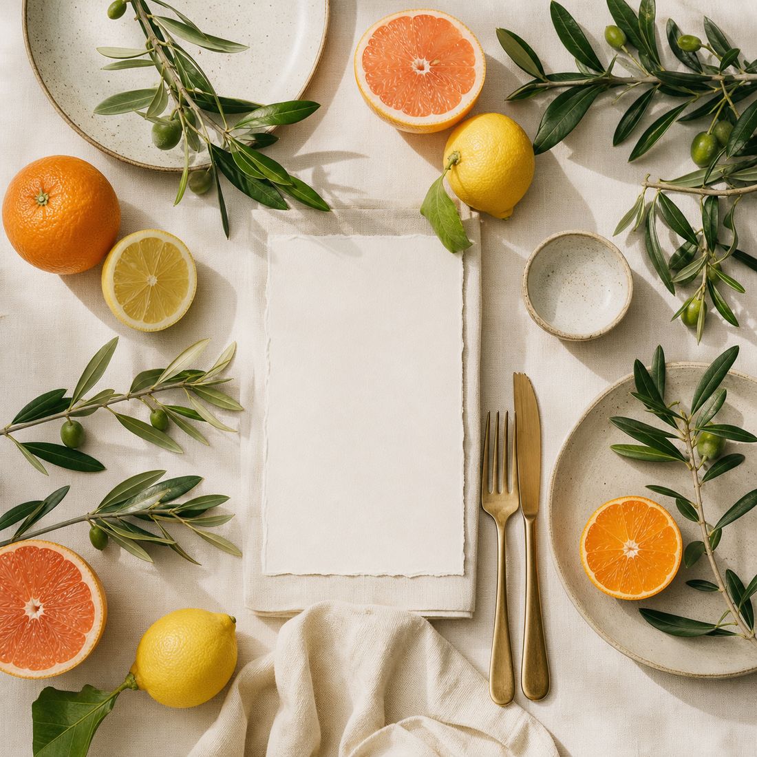 A quiet still life of hands arranging fresh tropical florals before a Hawaiʻi event